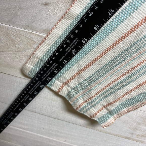 Roxy Sweater Top Cabo Trip Poncho Womens Medium Stripe Hood Pockets - Picture 11 of 12